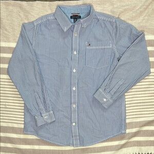 Tommy Hilfiger Blue Classic Button Down Shirt